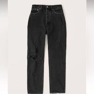 NWT Abercrombie&Fitch High Rise Curve Love Dad Jean